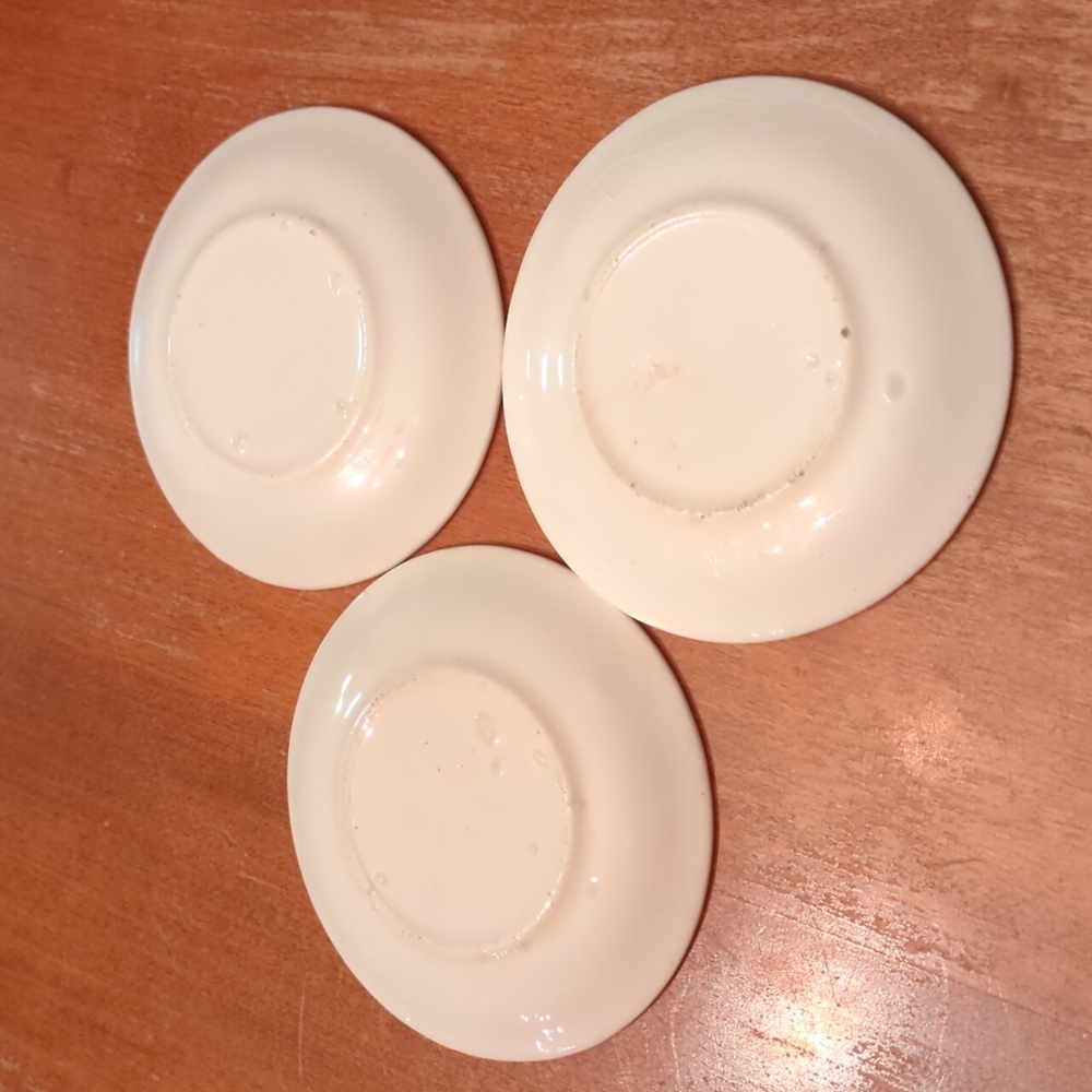Vintage Gold-Rimmed Butter Pats, Set of 4 - Picture 7 of 7